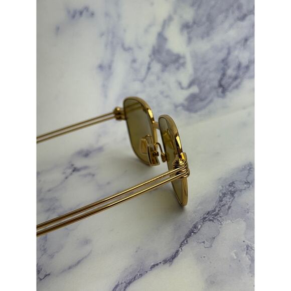 NEW Bottega Veneta BV1380S Gold Rounded Sunglasses main image 10